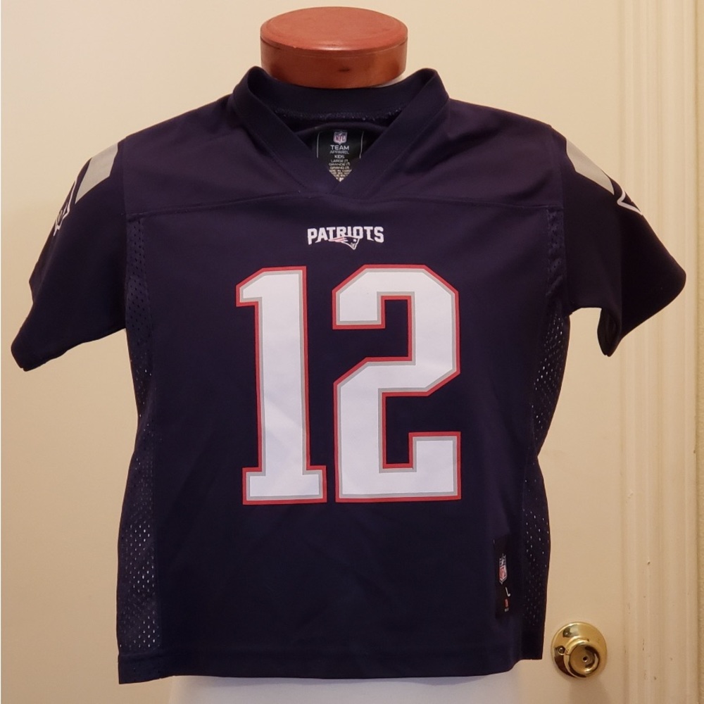 NFL Team Apparel Kids NE Patriots Tom Brady Jersey